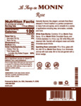 Monin Rose Nutrition Monin Rose Nutrition