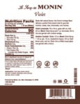 Monin Violet Nutrition