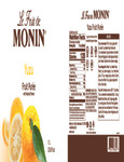 Monin Yuzu Puree Nutrition