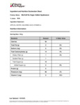 MOTTS No Sugar Added Apple Sauce Nutrition Info