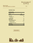 Murta Nutritional Panel 100g