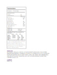 Nabisco Honey Maid 4.8 oz. Graham Cracker Sleeve Nutrition Information