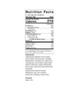 Nabisco Oreo 4-Count (1.59 oz.) Cookie Snack Pack Nutrition Information