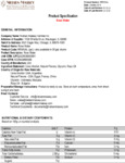 Nielsen-Massey Rose Water Spec Sheet