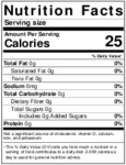 Nielsen-Massey 1 Gallon Pure Almond Extract Nutrition Information