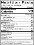 Nielsen-Massey Vanilla Bean Vial Nutrition Information