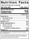 Nielsen-Massey 32 oz. Organic Vanilla Extract Nutrition Information