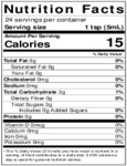 Nielsen-Massey 4 oz. Pure Vanilla Paste Nutrition Information