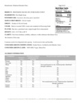 Spec Sheet Spec Sheet