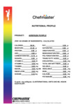 Chefmaster 9 oz. Purple Airbrush Color	Nutrition Information
