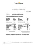 Chefmaster 9 oz. Sunset Orange Airbrush Color Nutrition Information