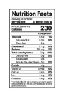 O'food Rice Cake Nutrition O'food Rice Cake Nutrition