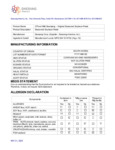 O'food Soybean Paste Nutrition