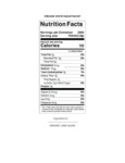 ORGANIC WHITE SUGAR PACKET Nutrition