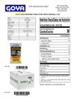 GOYA 3 oz. Original Chicarrones Nutrition Information