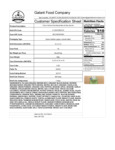 BURRITO BREAKFAST VEGAN BEAN & CHEESE 8OZ nutrition