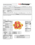 TR Topper Peach Ring Nutrition