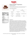 Annie's Peanut Butter Explosion Mini Cake Nutrition