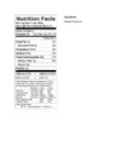 White Toque Peeled Chestnuts Nutrition