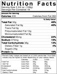 Pellman Carrot Cake Nutrition