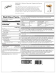 Nutrition Sheet