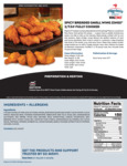 Spec Sheet/Nutrition