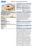 Pillsbury Crème Cake Base Mix 50 lb Nutrition Pillsbury Crème Cake Base Mix 50 lb Nutrition