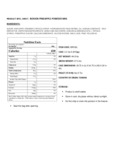 Bossen Pineapple Powder Drink Mix Nutrition