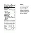 White Toque Potato au Gratin Nutrition White Toque Potato au Gratin Nutrition