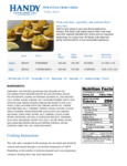 Handy 0.75 oz. Pub Style Crab Cakes Nutrition Information