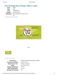 Spec Sheet / Nutrition 