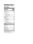 Quaker 42 oz. Old Fashioned Rolled Oats Nutrition and Ingredient Information