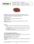 Quinoa, Red Spec