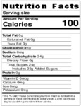Nutrition Sheet