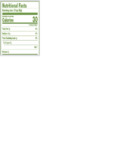 Raw Cane Sugar Nutrition