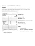 Bossen Red Bean Powder Drink Mix Nutrition