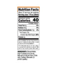 Regal Cocktail 1 Liter Triple Sec Syrup Nutrition Information