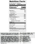 Rico Chicken and Potato Corn Shell Empanada Nutrition