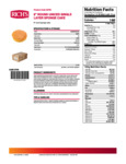Rich's 63784 Nutrition Rich's 63784 Nutrition