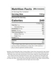 Riffs Smokehouse Portioned Pulled Chicken BBQ Nutrition