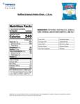 Ruffles Original 1.5oz Nutrition Ruffles Original 1.5oz Nutrition