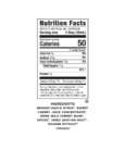Runamok Smoked Maple Old Fashioned Cocktail Syrup Nutrition Information