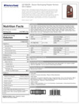 Sauce Craft Gochujang Korean Pepper Sauce Specsheet
