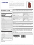 Sauce Craft Honey Sriracha Sauce Specsheet Sauce Craft Honey Sriracha Sauce Specsheet