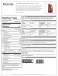 Sauce Craft Sweet chili Sauce Specsheet