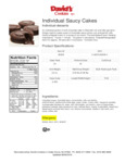 Annie's Saucy Lava Cake Nutrition