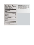 Nutrition Sheet