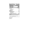 Simplot Riced Cauliflower Nutrition