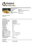 Spec Sheet/Nutrition