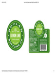 SODA LEMON LIME 12 OZ. Nutrtition